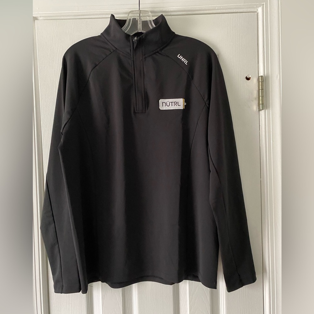 UNRL Black Quarter-Zip Jacket